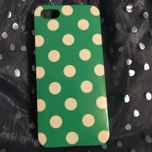Mint Green &White Polka Dot IPhone 4 4s Phone Case